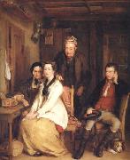 Sir David Wilkie The Refusal from Burns's Song of 'Duncan Gray' oil painting reproduction